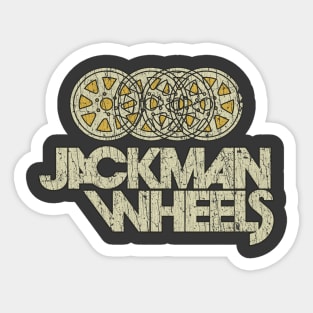 Jackman Wheels In Motion 1973 Sticker